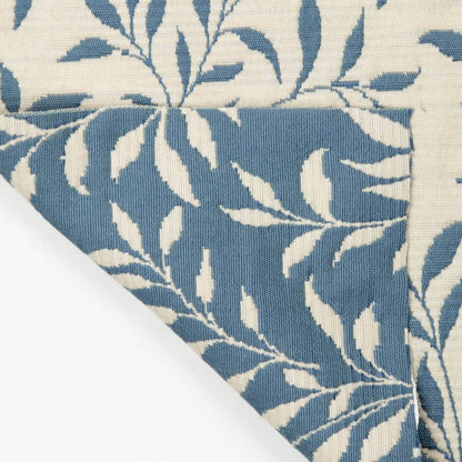 D3587 Leaves Blue Vine Blue Charlotte Fabrics