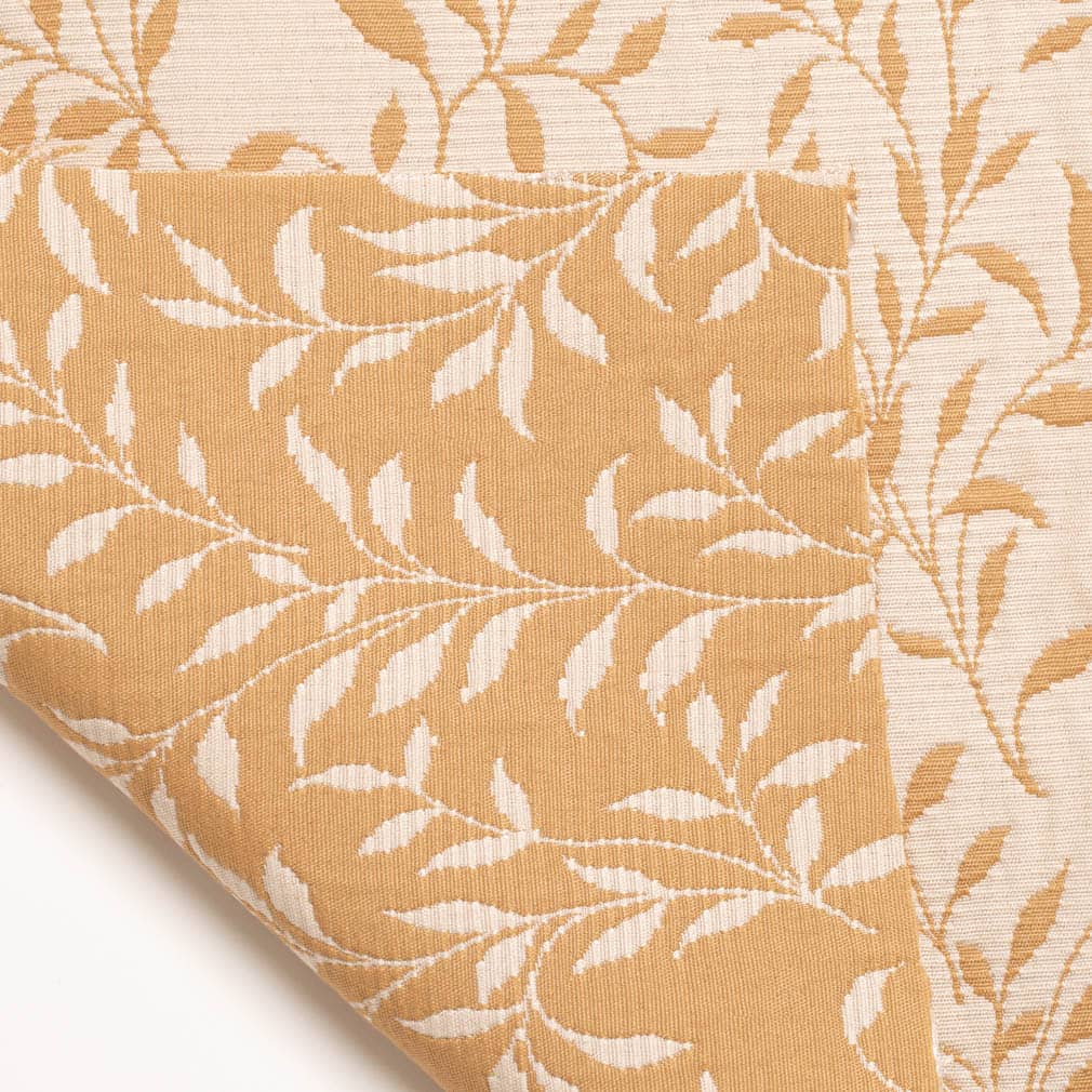 D3588 Leaves Honey Vine Gold & Yellow Charlotte Fabrics