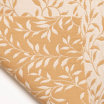 D3588 Leaves Honey Vine Gold & Yellow Charlotte Fabrics