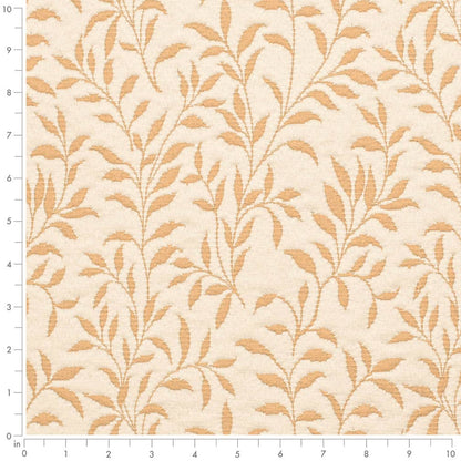 D3588 Leaves Honey Vine Gold & Yellow Charlotte Fabrics