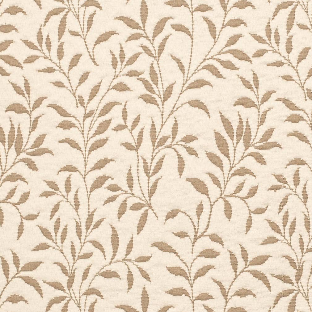 D3589 Leaves Tan Vine Beige & Taupe Charlotte Fabrics