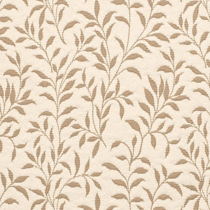D3589 Leaves Tan Vine Beige & Taupe Charlotte Fabrics