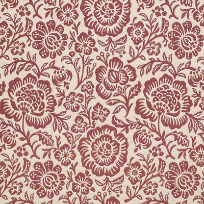 D3590 Floral Ruby Bloom Red & Burgundy Charlotte Fabrics