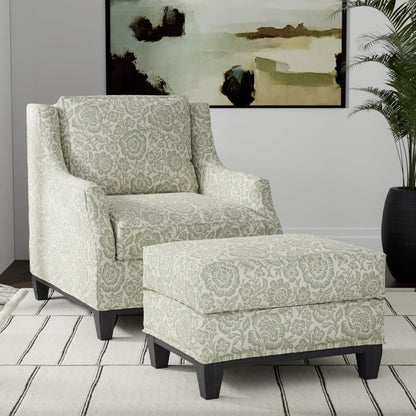 D3591 Floral Green Bloom Green Charlotte Fabrics