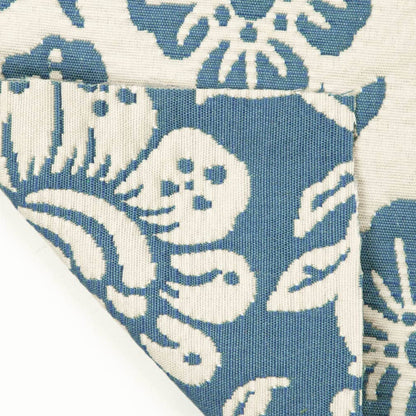 D3592 Floral Blue Bloom Blue Charlotte Fabrics