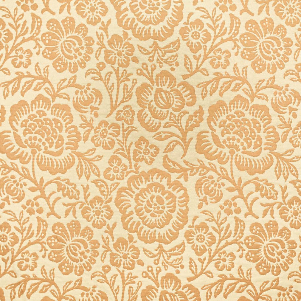 D3593 Floral Honey Bloom Gold & Yellow Charlotte Fabrics