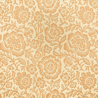 D3593 Floral Honey Bloom Gold & Yellow Charlotte Fabrics