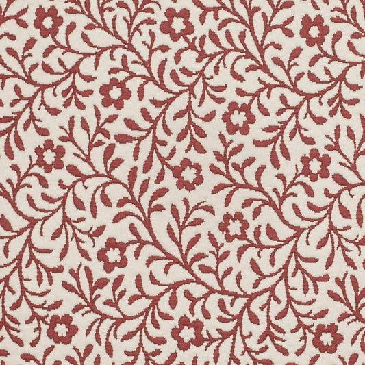 D3595 Floral,Leaves Ruby Petite Red & Burgundy Charlotte Fabrics