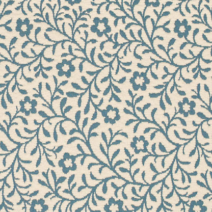D3597 Floral,Leaves Blue Petite Blue Charlotte Fabrics