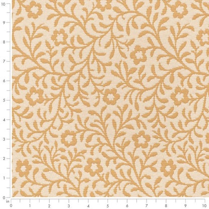 D3598 Floral,Leaves Honey Petite Gold & Yellow Charlotte Fabrics