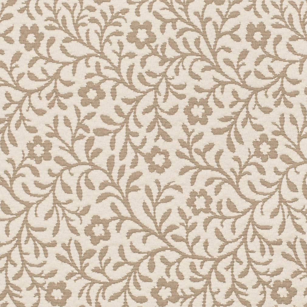 D3599 Floral,Leaves Tan Petite Beige & Taupe Charlotte Fabrics