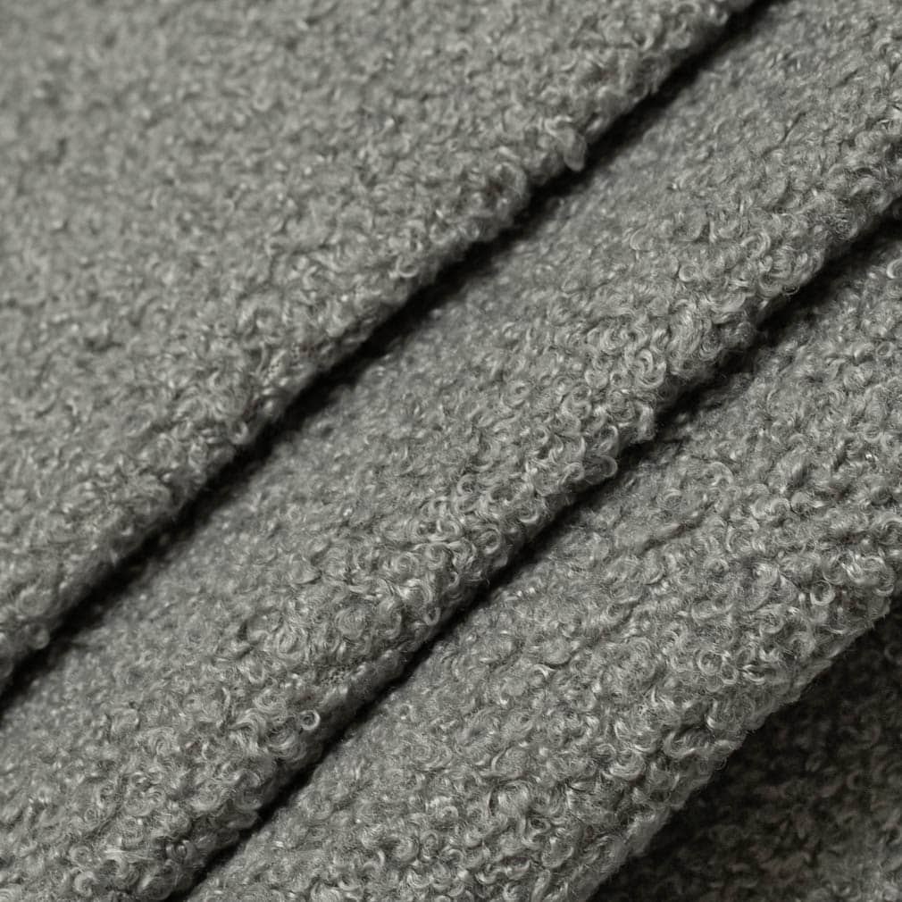 D3615 Plain & Solid Flint Grey & Silver Charlotte Fabrics