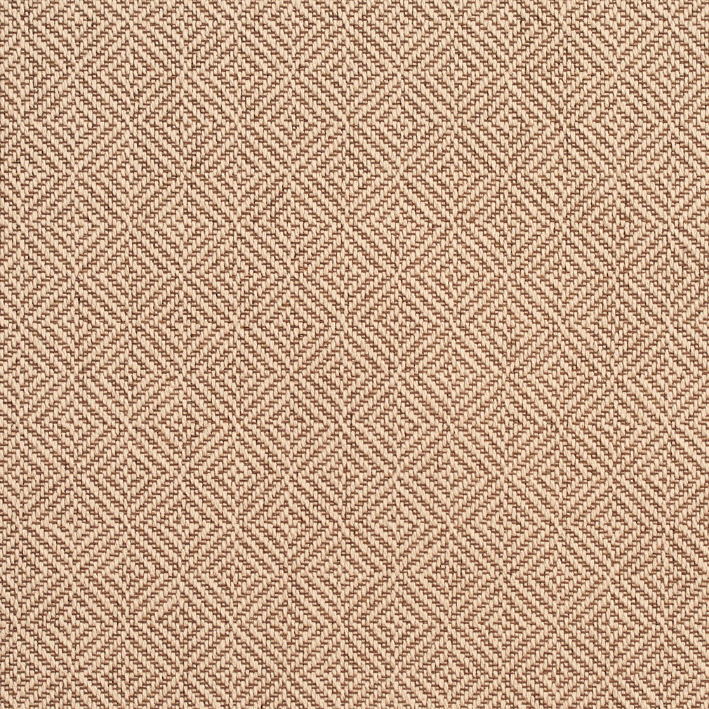 D364 Abstract & Geometric,Diamonds,Small Scale Sand Brown Charlotte Fabrics