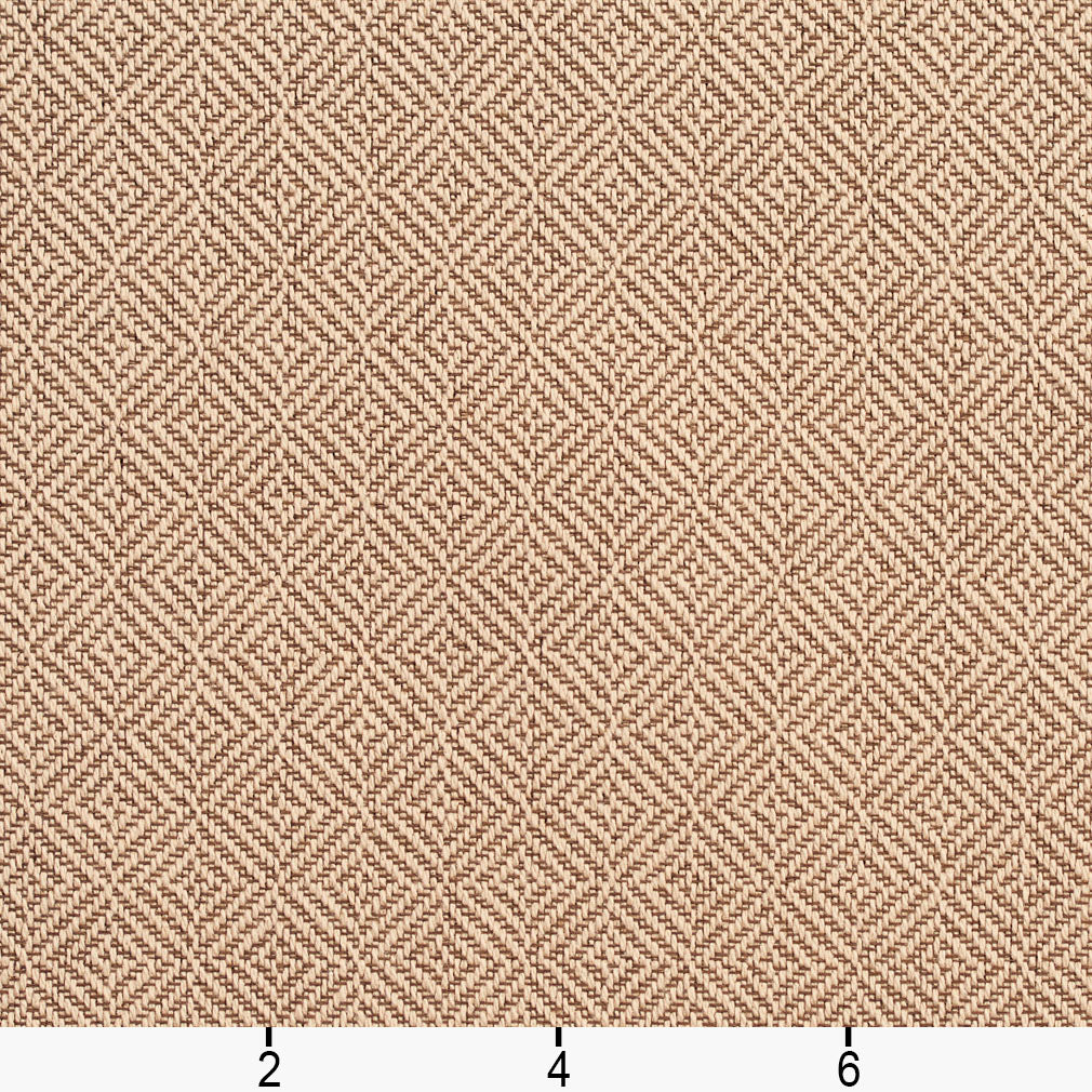 D364 Abstract & Geometric,Diamonds,Small Scale Sand Brown Charlotte Fabrics
