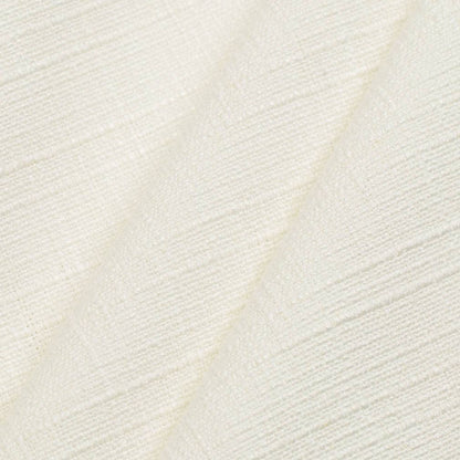 D3681 Plain & Solid Snow White & Ivory Charlotte Fabrics