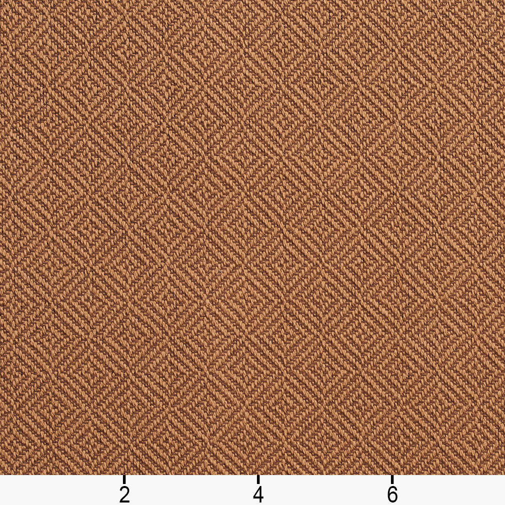 D370 Abstract & Geometric,Diamonds,Small Scale Pecan Brown Charlotte Fabrics