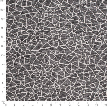 D3753 Animal Print Graphite Grey & Silver Charlotte Fabrics