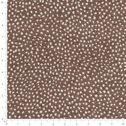D3760 Animal Print,Small Scale Mocha Brown Charlotte Fabrics