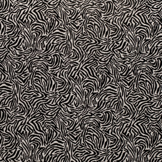 D3770 Animal Print Black Black Charlotte Fabrics