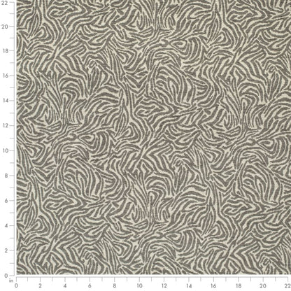D3771 Animal Print Fossil Grey & Silver Charlotte Fabrics