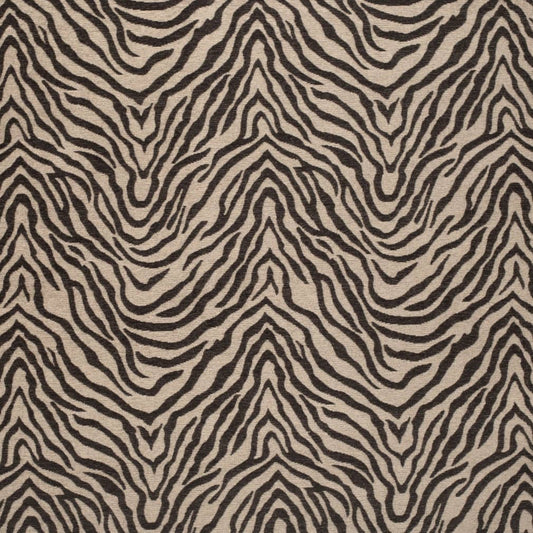 D3772 Animal Print Ebony Black Charlotte Fabrics