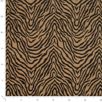 D3773 Animal Print Gold Black Charlotte Fabrics