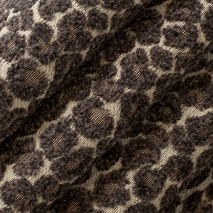 D3776 Animal Print,Small Scale Charcoal Grey & Silver Charlotte Fabrics