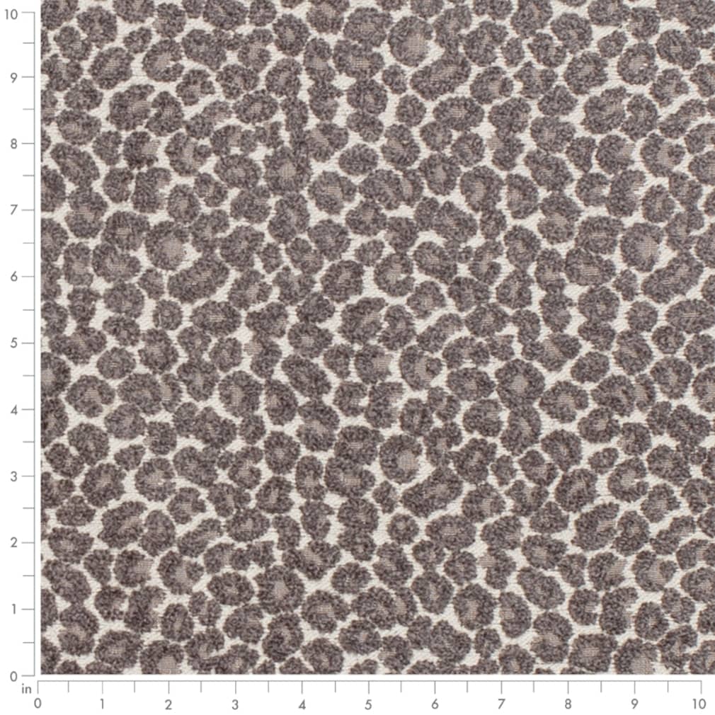 D3776 Animal Print,Small Scale Charcoal Grey & Silver Charlotte Fabrics