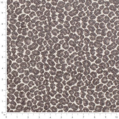 D3776 Animal Print,Small Scale Charcoal Grey & Silver Charlotte Fabrics