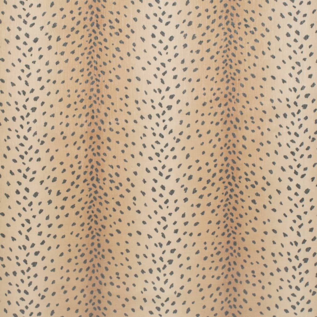 D3781 Animal Print Black,Brown Charlotte Fabrics Linen,Prints