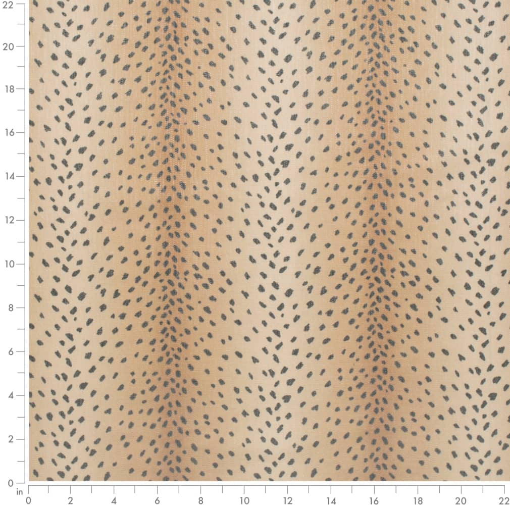 D3781 Animal Print Goldenrod Black,Brown Charlotte Fabrics