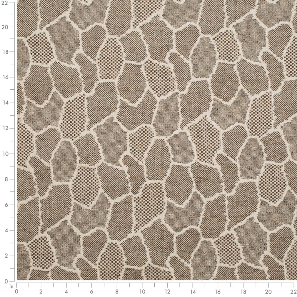 D3782 Animal Print Bark Brown Charlotte Fabrics