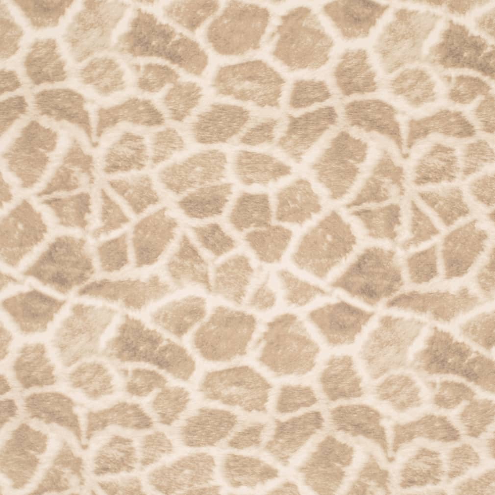D3785 Animal Print Beige & Taupe Charlotte Fabrics Microfiber & Microsuede,Prints