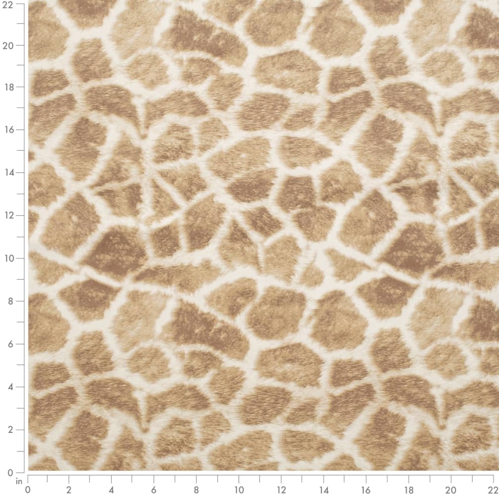 D3786 Animal Print Bronze Brown,Gold & Yellow Charlotte Fabrics