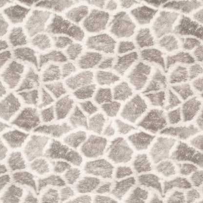 D3787 Animal Print Stone Grey & Silver Charlotte Fabrics