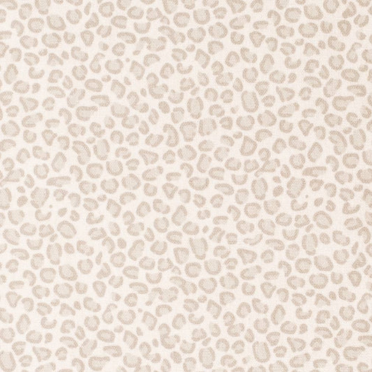D3788 Animal Print,Small Scale Ivory Grey & Silver Charlotte Fabrics