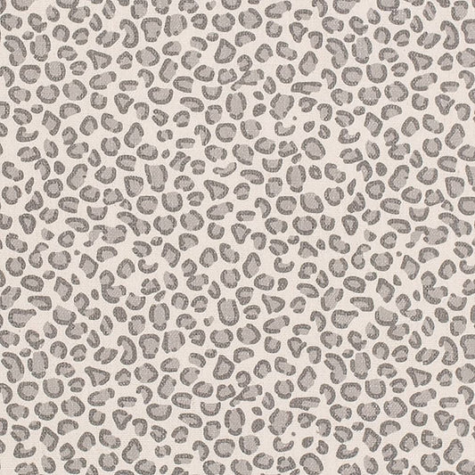 D3790 Animal Print,Small Scale Grey & Silver Charlotte Fabrics Linen,Prints