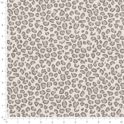D3790 Animal Print,Small Scale Slate Grey & Silver Charlotte Fabrics