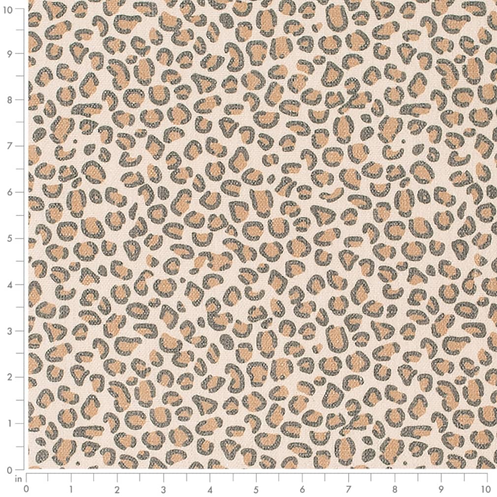 D3791 Animal Print,Small Scale Honey Brown Charlotte Fabrics