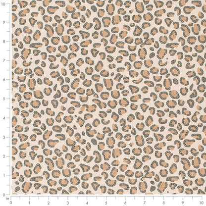 D3791 Animal Print,Small Scale Honey Brown Charlotte Fabrics