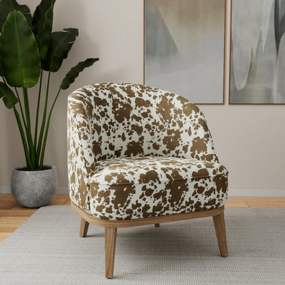 D3792 Animal Print Coffee Brown Charlotte Fabrics