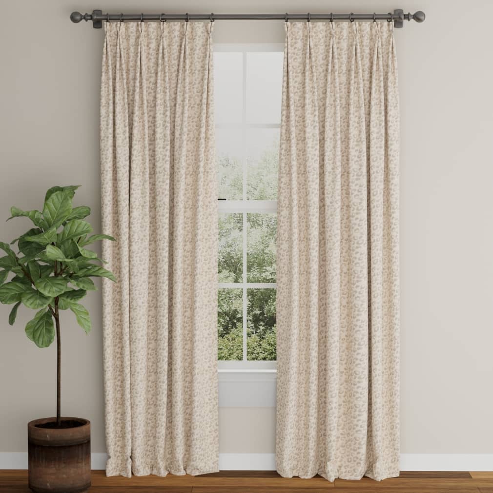 D3794 Animal Print Ecru Beige & Taupe Charlotte Fabrics