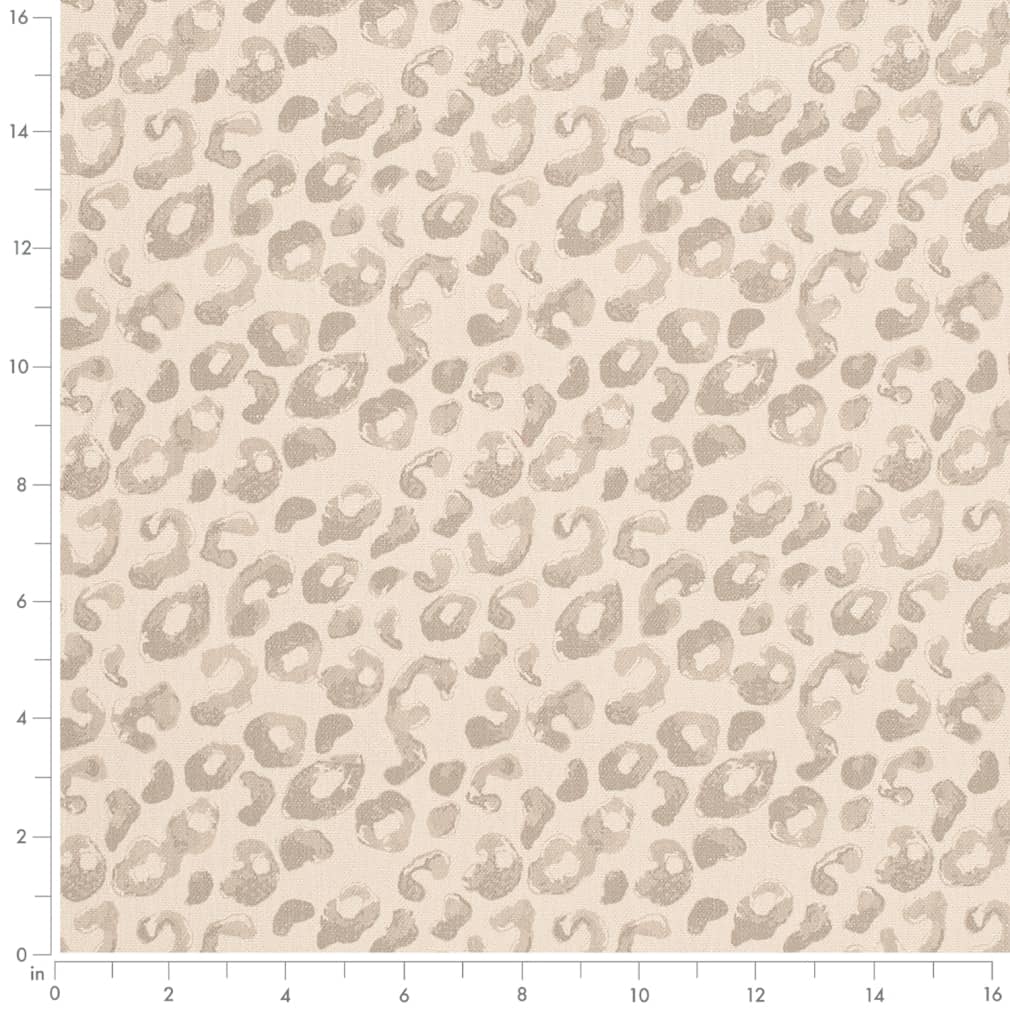 D3794 Animal Print Ecru Beige & Taupe Charlotte Fabrics