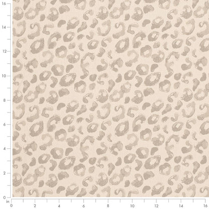 D3794 Animal Print Ecru Beige & Taupe Charlotte Fabrics