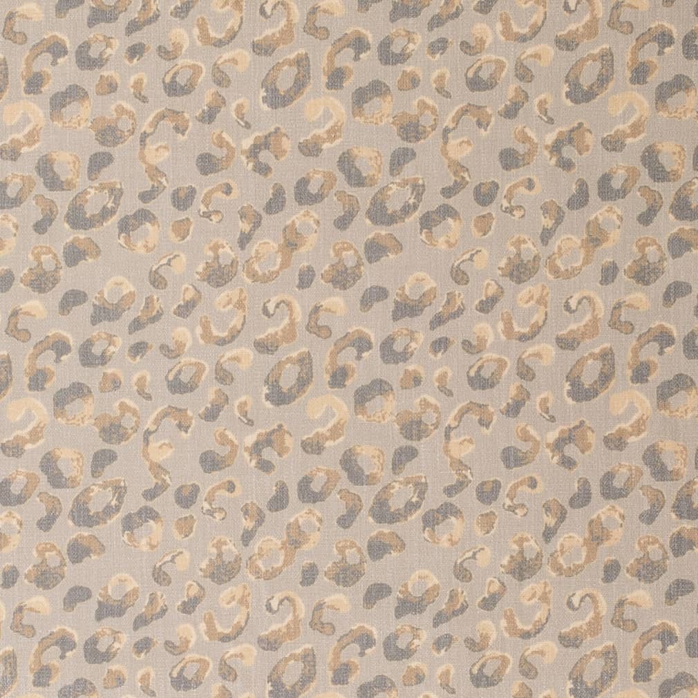D3795 Animal Print Pebble Brown Charlotte Fabrics