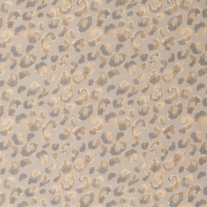 D3795 Animal Print Pebble Brown Charlotte Fabrics