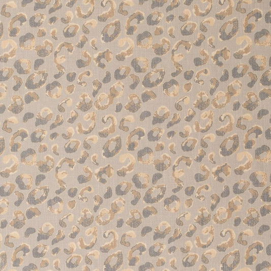 D3795 Animal Print Pebble Brown Charlotte Fabrics