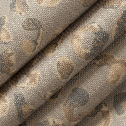 D3795 Animal Print Pebble Brown Charlotte Fabrics