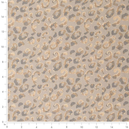 D3795 Animal Print Pebble Brown Charlotte Fabrics