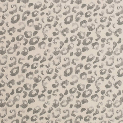 D3796 Animal Print Smoke Grey & Silver Charlotte Fabrics